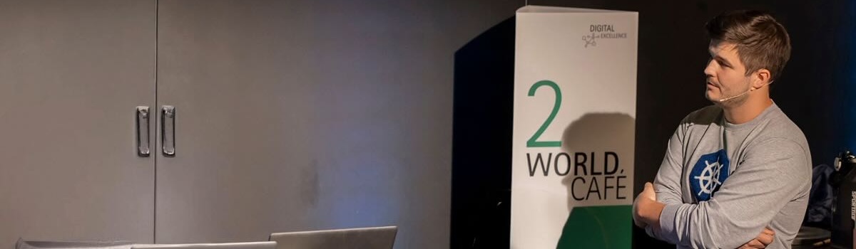 Alexander Dippel speaking at a conference